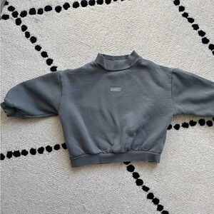 Zara Bluish Gray Kids Sweatshirt